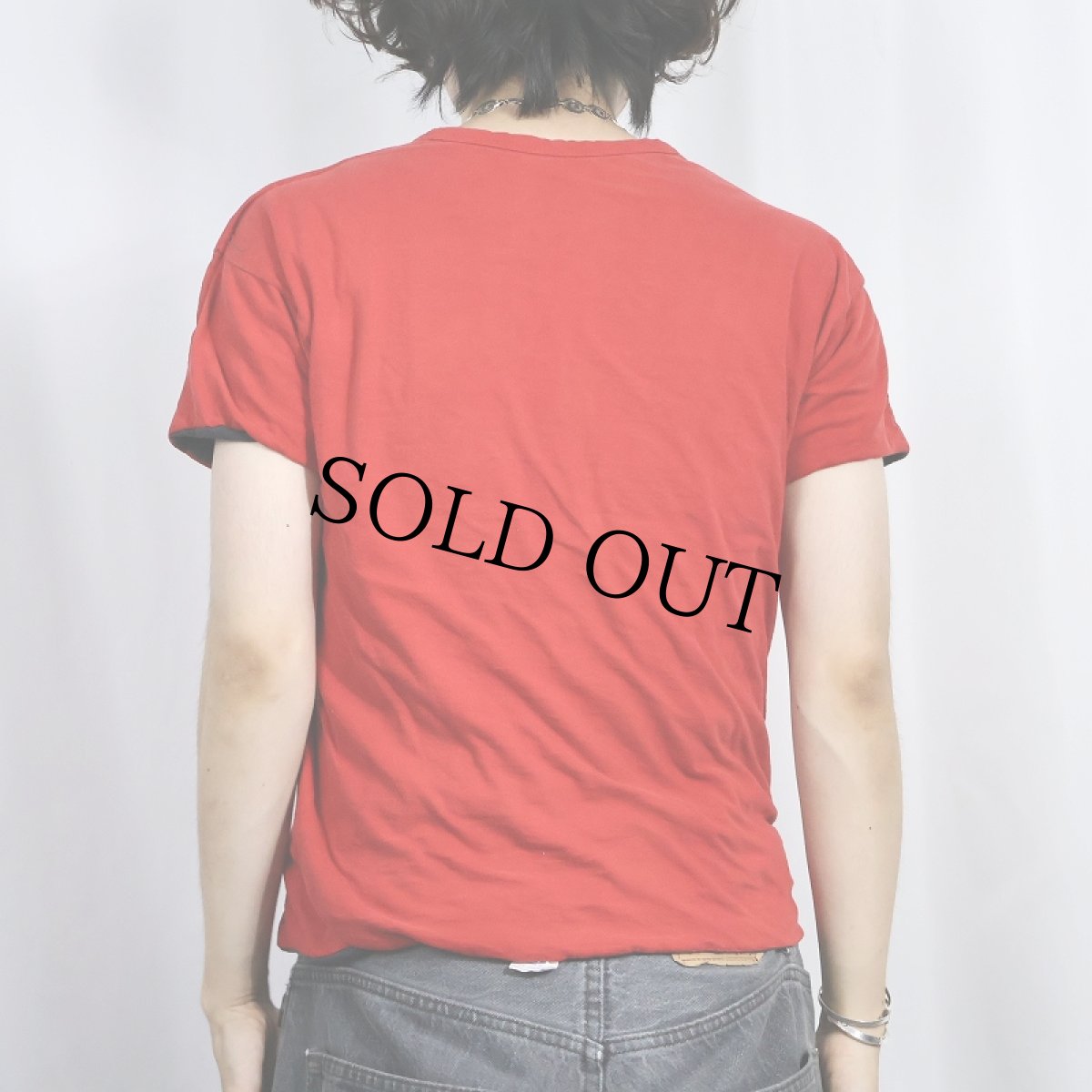 画像4: 70's Champion USA製 バータグ AUGUSTINIAN 79 ACADEMY インディアンヘッド ダブルフェイスTシャツ M (4)