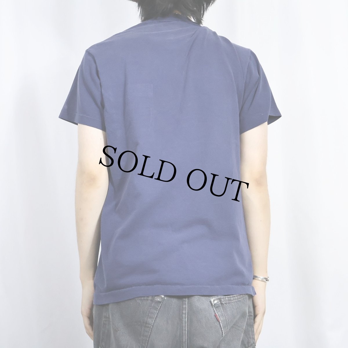 画像3: 80〜90's FRUIT OF THE LOOM USA製 無地ポケットTシャツ L (3)