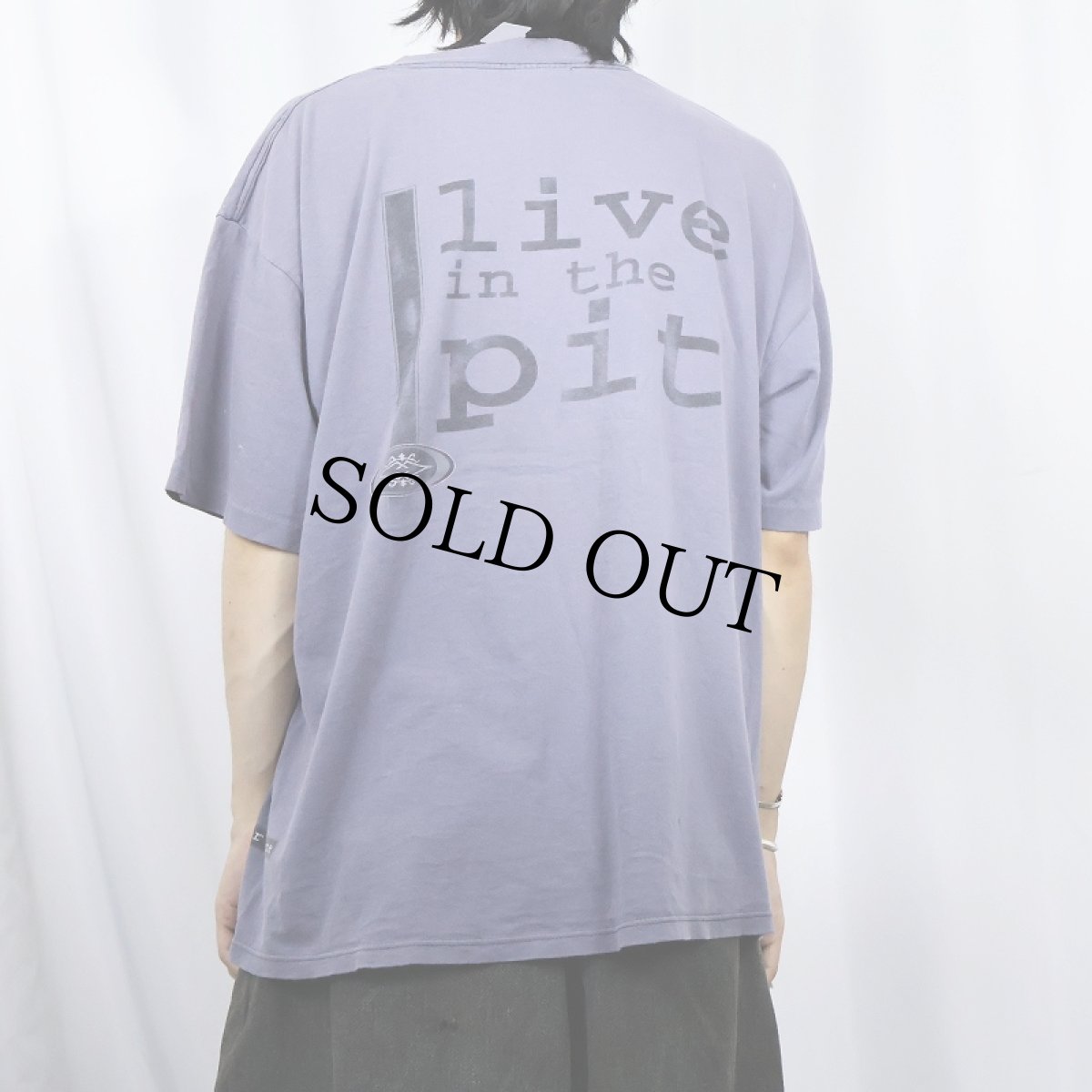 画像4: 90's Counter Culture "LIVE IN THE PIT" ストリートブランド プリントTシャツ XL (4)