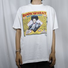 画像2: 90's Our Gang USA製 "Buckwheat" コメディキャラクター プリントTシャツ XL (2)