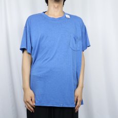 画像2: 70〜80's 無地ポケットTシャツ (2)