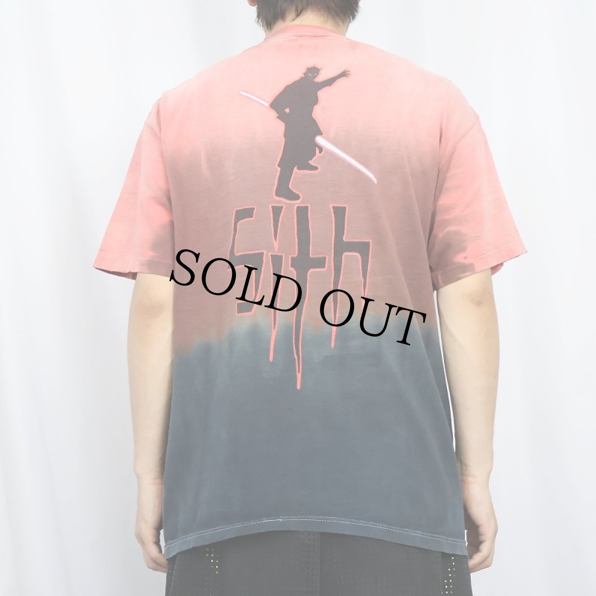 画像4: 90's STAR WARS EPISODE1 USA製 "DARTH MAUL" 映画プリントTシャツ L (4)