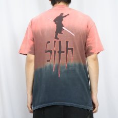 画像4: 90's STAR WARS EPISODE1 USA製 "DARTH MAUL" 映画プリントTシャツ L (4)