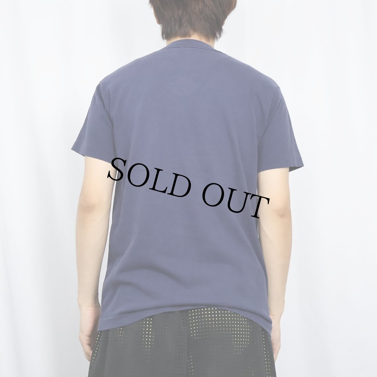 画像3: 90's ポコちゃん USA製 パロディプリントTシャツ NAVY  M (3)