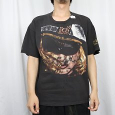画像2: 90's MADONNA USA製 "THE GIRLIE SHOW" シンガーソングライター ツアープリントTシャツ BLACK XL (2)