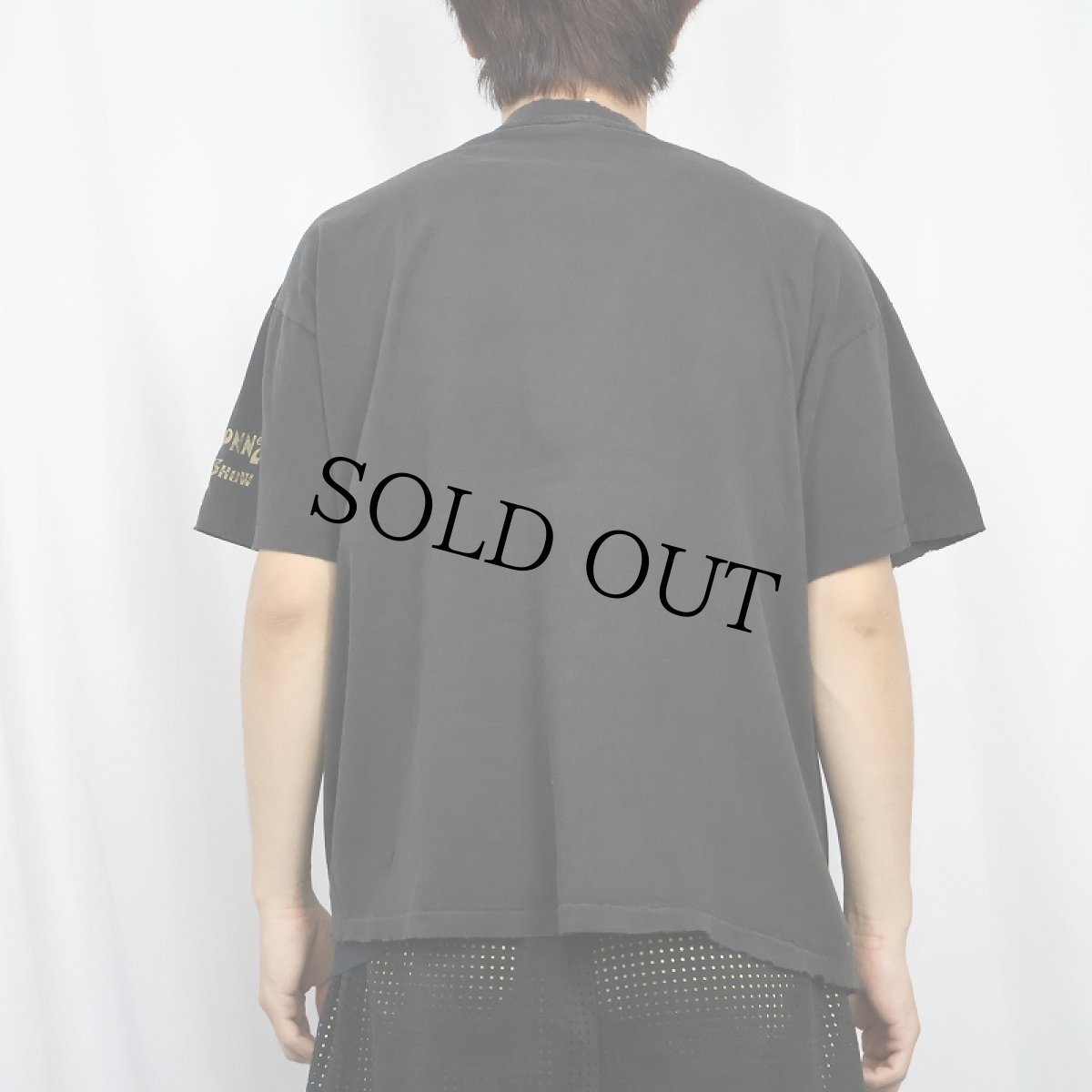 画像3: 90's MADONNA USA製 "THE GIRLIE SHOW" シンガーソングライター ツアープリントTシャツ BLACK XL (3)