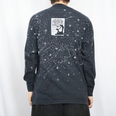 画像3: 80's Disney USA製 "MICKEY MOUSE FANTASIA" キャラクタープリントロンT BLACK L (3)