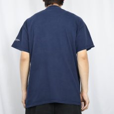 画像3: 90's〜 LIBERTY GRAPHICS USA製 "Blue Whale" クジラ アートプリントTシャツ NAVY L (3)