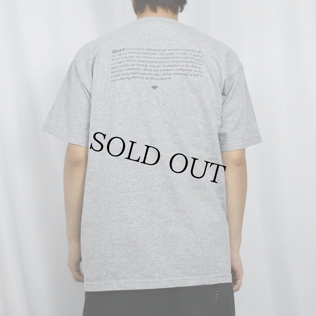 画像3: USA製 "Berkeley Journal of African‑American Law & Policy" 法学ジャーナル プリントTシャツ L (3)