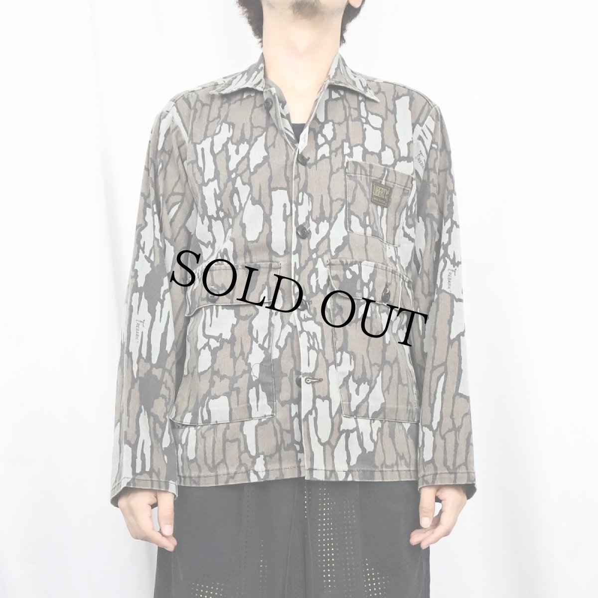 画像2: 80〜90's LIBERTY USA製 トレバークカモ柄 ハンティングジャケット (2)