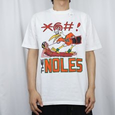 画像2: 80〜90's MIAMI CANES USA製 "THE NOLES" バスケットボールチーム プリントTシャツ L (2)