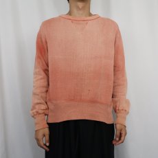 画像2: 50's BRENT フリーダムスリーブ 前Vスウェット M (2)