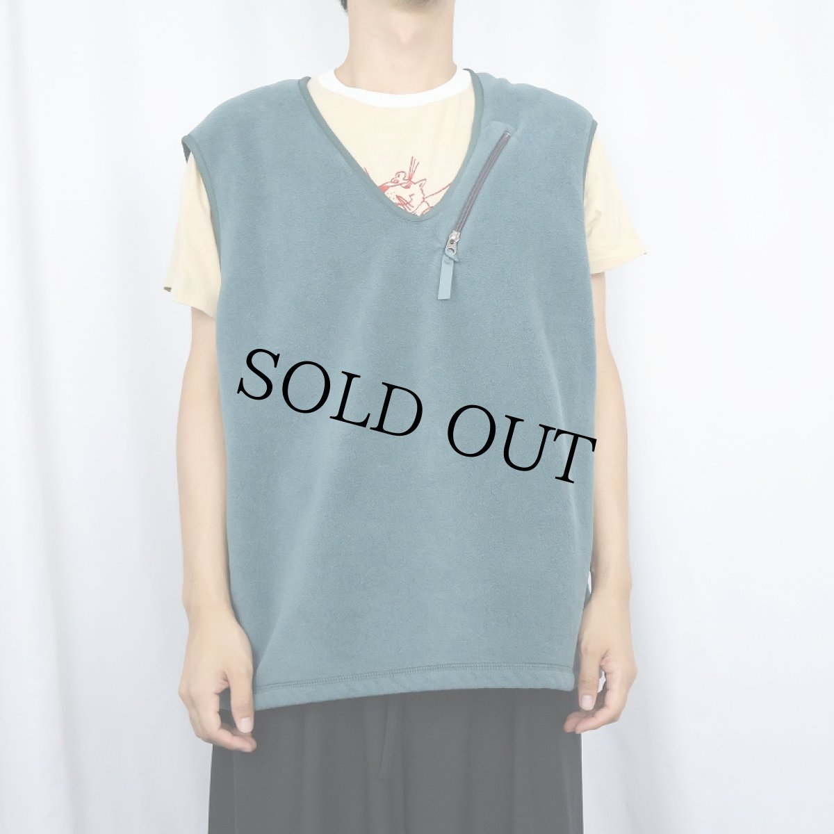 画像2: 90's Patagonia USA製 シンプルベスト L (2)