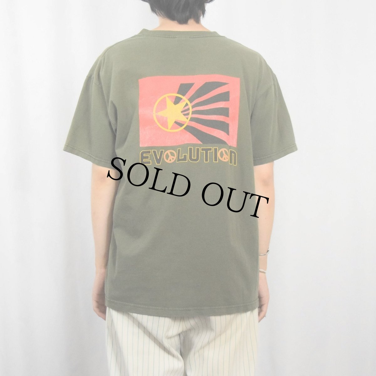 画像3: 2000's JOHN LENNON "REVOLUTION" ミュージシャン プリントTシャツ L (3)