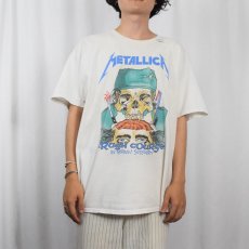 画像2: METALLICA ロックバンド プリントTシャツ XL (2)