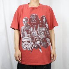 画像2: 90's STARWARS USA製 "EMPIRE" 帝国軍 映画プリントTシャツ XL (2)