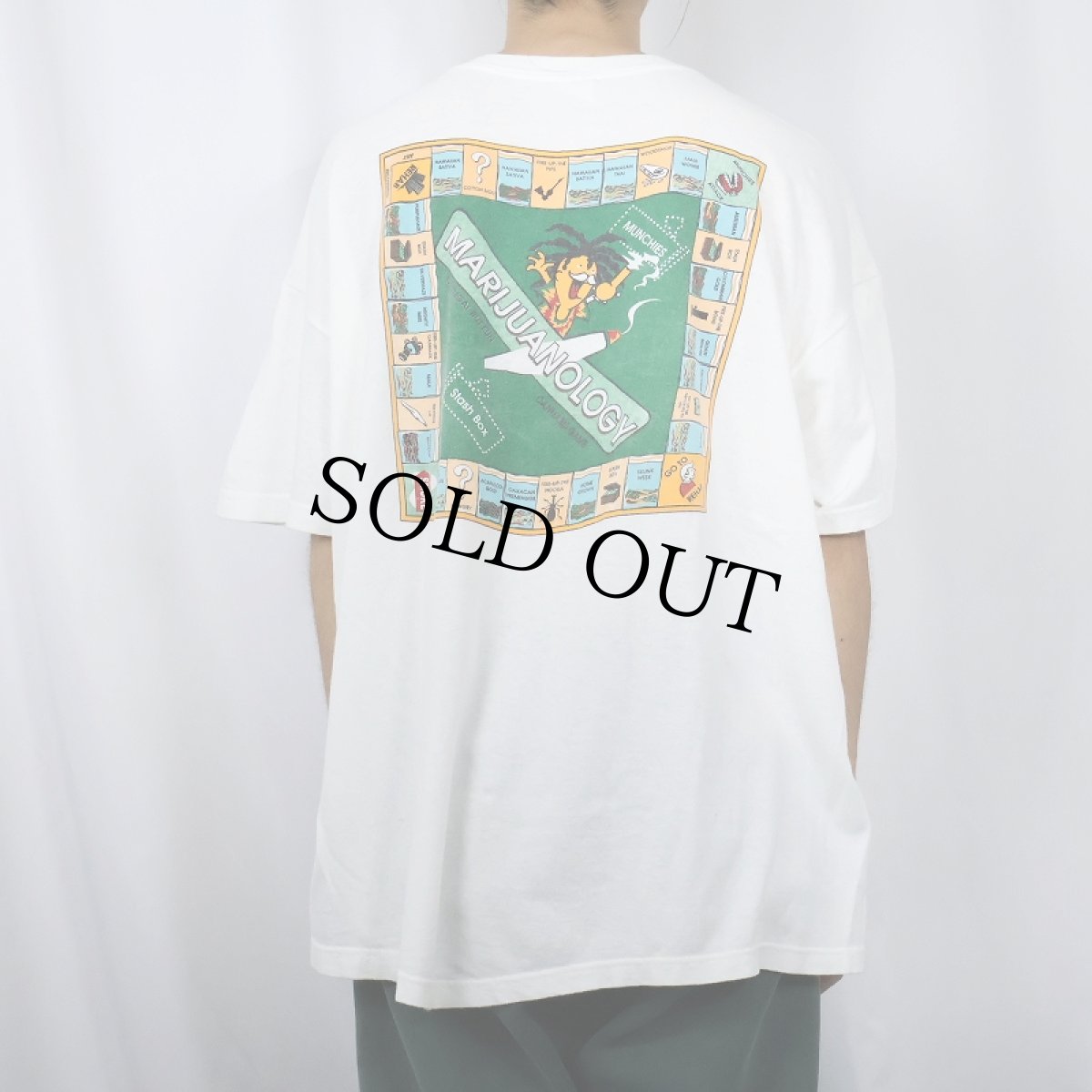 画像3: MARIJUANOLOGY ガンジャプリントTシャツ XXL (3)