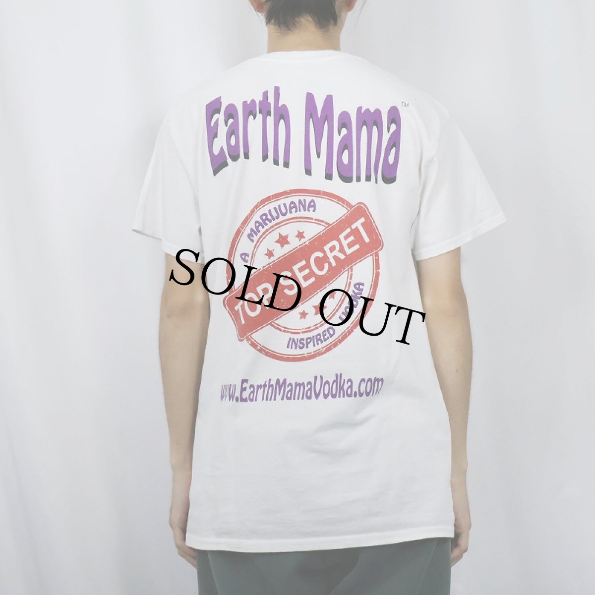 画像3: Earth Mama 4:20 ウォッカブランド プリントTシャツ (3)