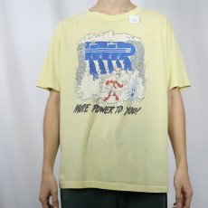 画像2: 80's Reddy Kilowatt "MORE POWER TO YOU!" キャラクタープリントTシャツ (2)