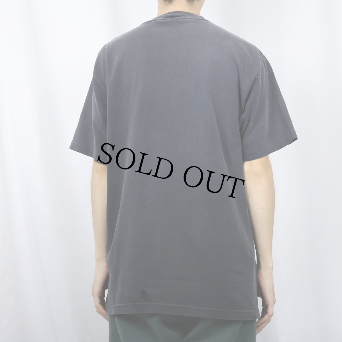 画像3: VANS ロゴプリントTシャツ BLACK (3)