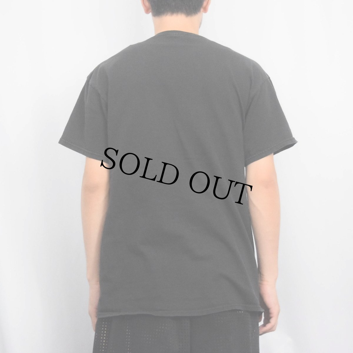 画像3: ピースマーク ガンジャプリントTシャツ BLACK L (3)