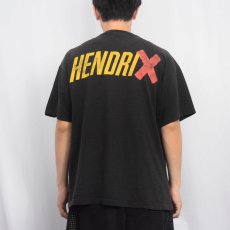 画像3: 90's Jimi Hendrix USA製 ミュージシャン プリントTシャツ BLACK XL (3)