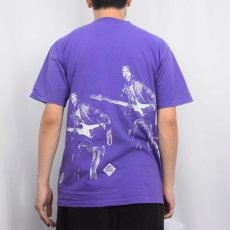 画像4: 90's Jimi Hendrix USA製 ミュージシャン 試し刷りTシャツ L (4)