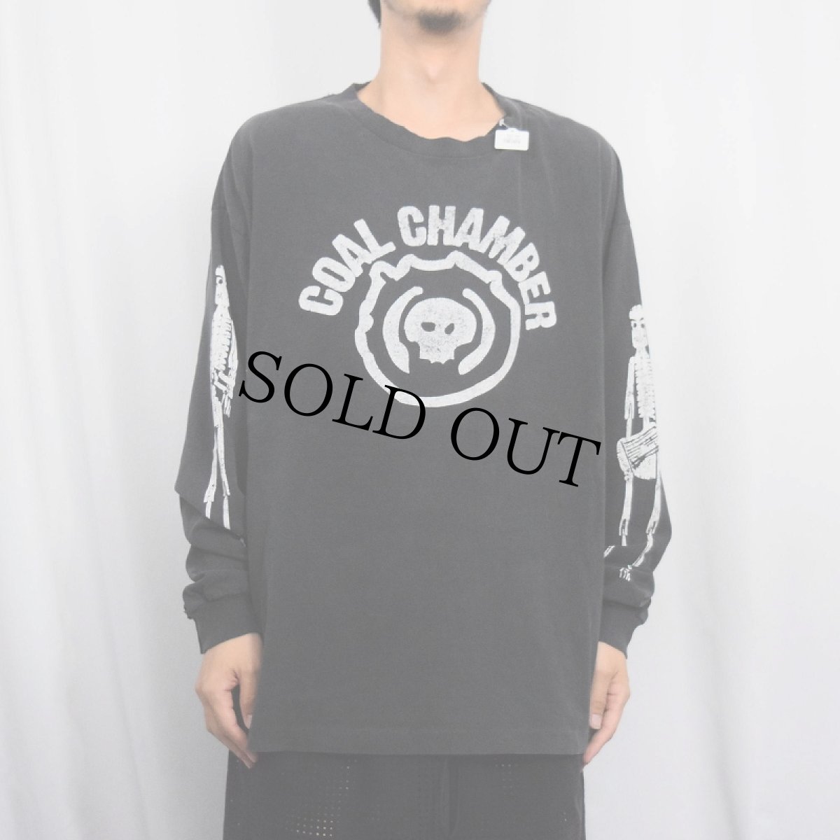 画像2: 90's Coal Chamber ニュー・メタルバンド プリントロンT BLACK (2)