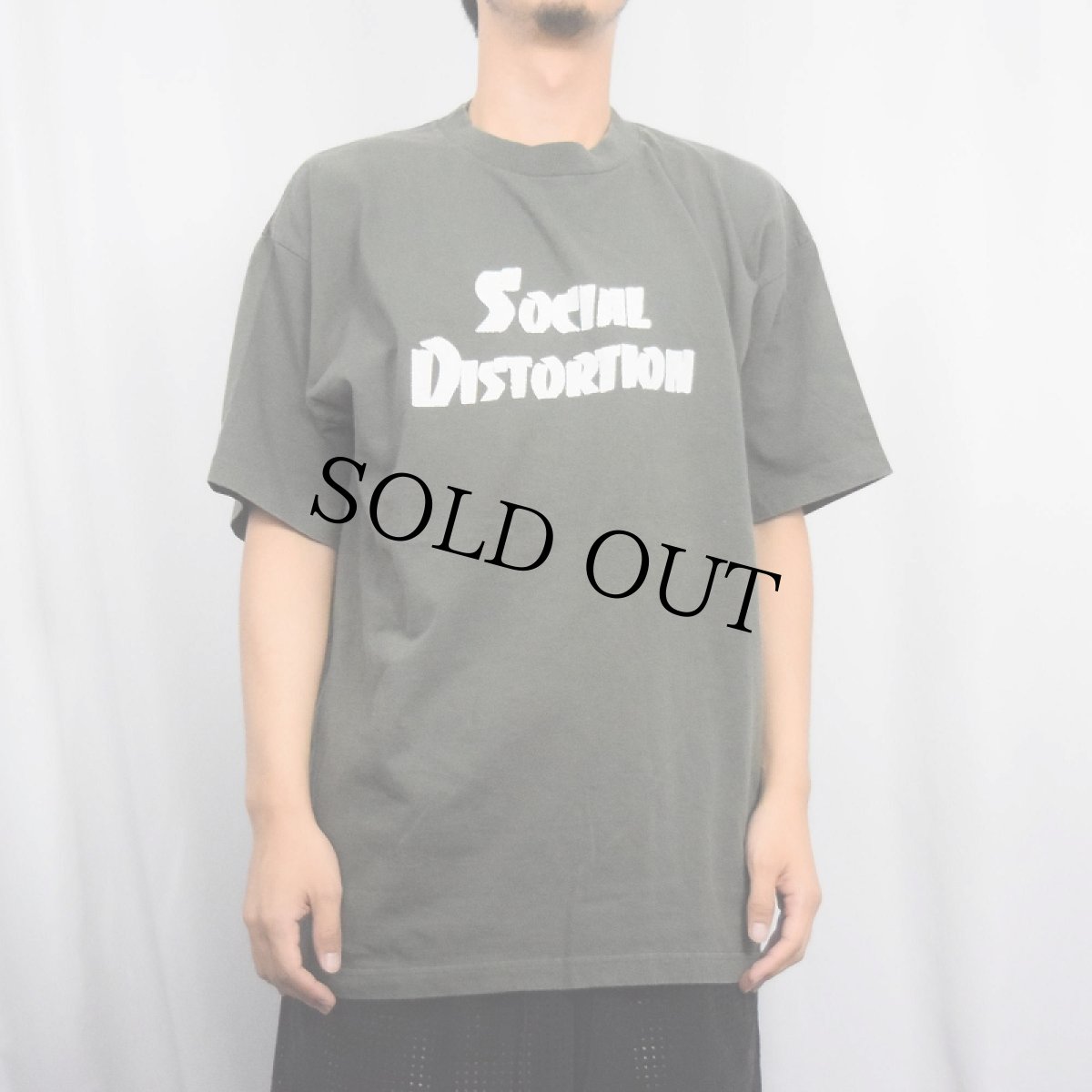 画像2: 90's SOCIAL DISTORTION USA製 パンクロックバンド プリントTシャツ XL (2)