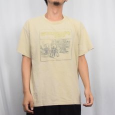 画像2: GRATEFUL DEAD "WORKINGMAN'S DEAD" ロックバンド アルバムプリントTシャツ L (2)