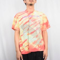 画像2: 80's LED ZEPPELIN USA製 ロックバンド タイダイTシャツ XL (2)