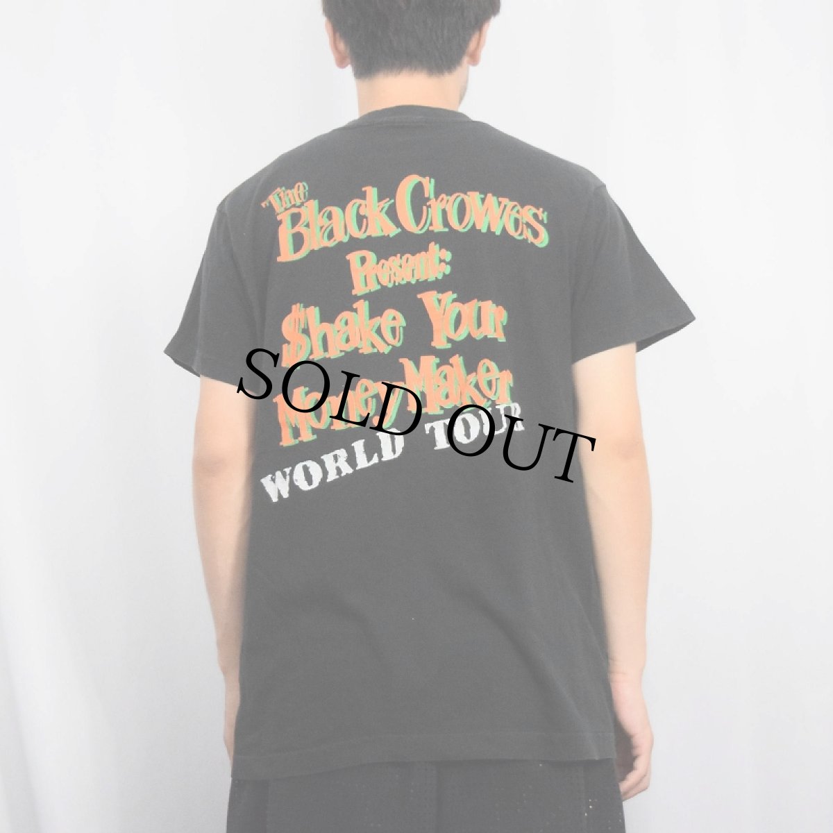 画像4: 90's The Black Crowes USA製 ロックバンド ツアープリントTシャツ BLACK XL (4)