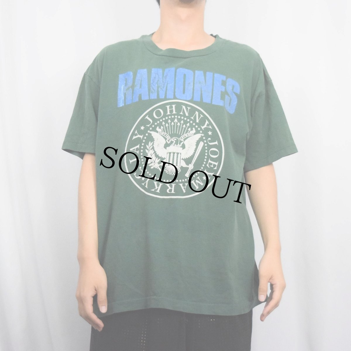 画像3: 90's RAMONES USA製 ロックバンド プリントTシャツ XL (3)