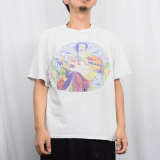 画像3: 90's Jimi Hendrix ミュージシャン プリントTシャツ XL (3)