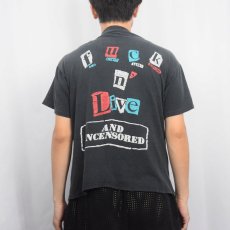画像4: 90's VAN HALEN USA製 ハードロックバンド プリントTシャツ BLACK L (4)