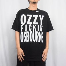 画像2: OZZY OSBOURNE ヘヴィメタル・ミュージシャン プリントTシャツ BLACK L (2)