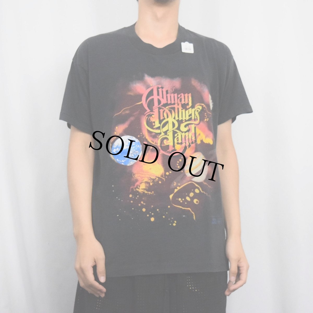 画像3: 90's ALLMAN BROTHERS BAND ブルースロックバンド ツアープリントTシャツ BLACK (3)