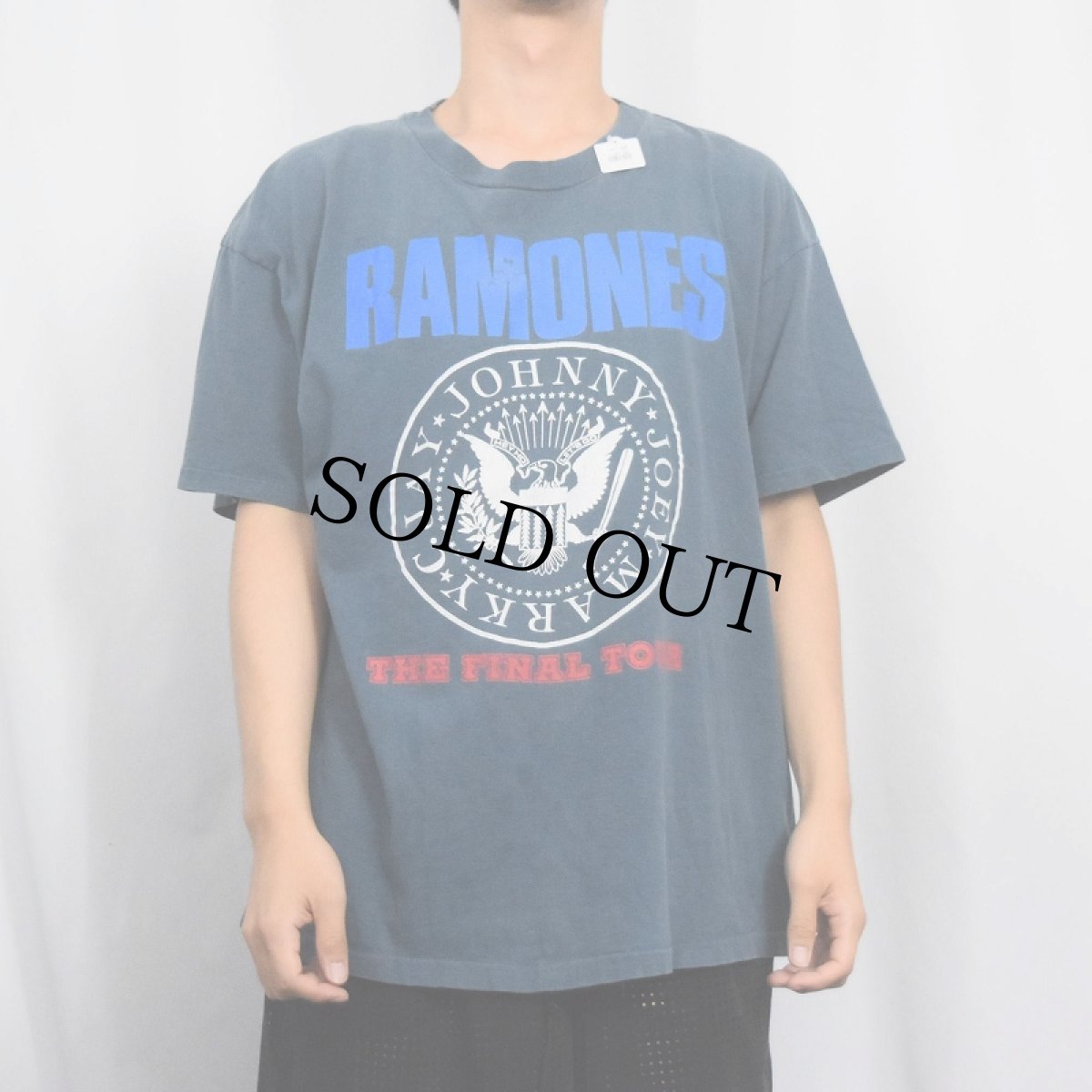 画像3: 90's RAMONES USA製 ロックバンド プリントTシャツ XL (3)
