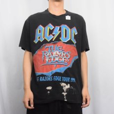 画像2: 90's AC/DC USA製 ロックバンド プリントTシャツ BLACK XL (2)