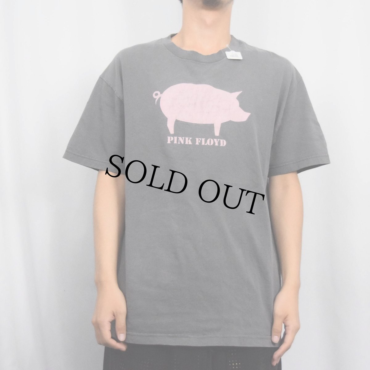 画像2: 2000's PINK FLOYD "ANIMALS" ロックバンド アルバムプリントTシャツ L (2)