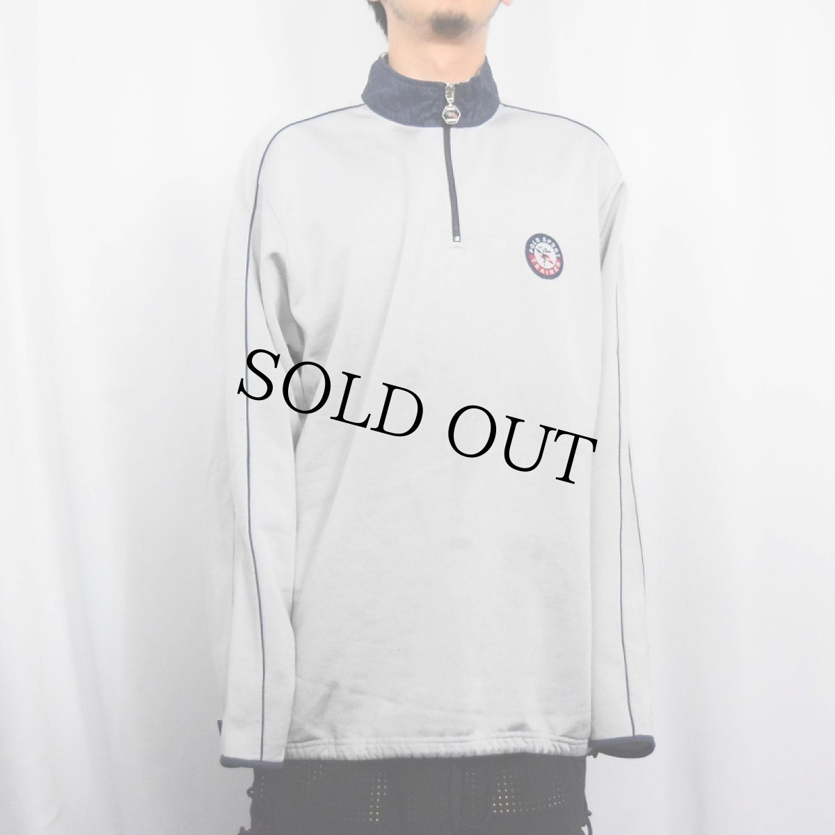 画像2: 90's POLO SPORT Ralph Lauren USA製 ハーフジップ プルオーバージャージ XL (2)