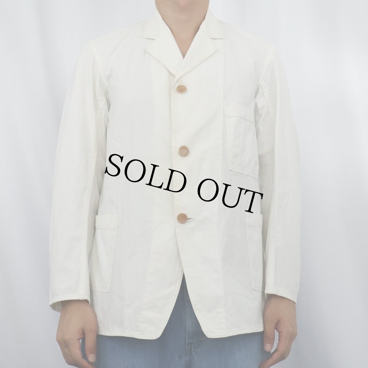 画像2: 〜40's コットンワークジャケット (2)