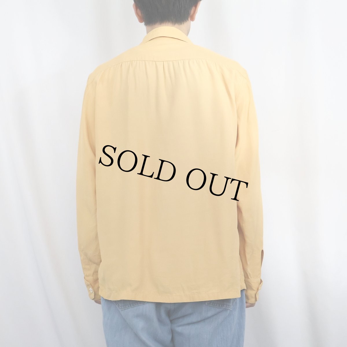 画像3: 50's〜 Alpine レーヨンオープンカラーシャツ (3)