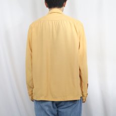 画像3: 50's〜 Alpine レーヨンオープンカラーシャツ   (3)