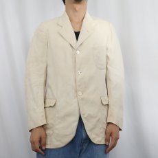 画像2: 〜40's JACKSON & MOYER "Porto rican" リネンテーラードジャケット  (2)