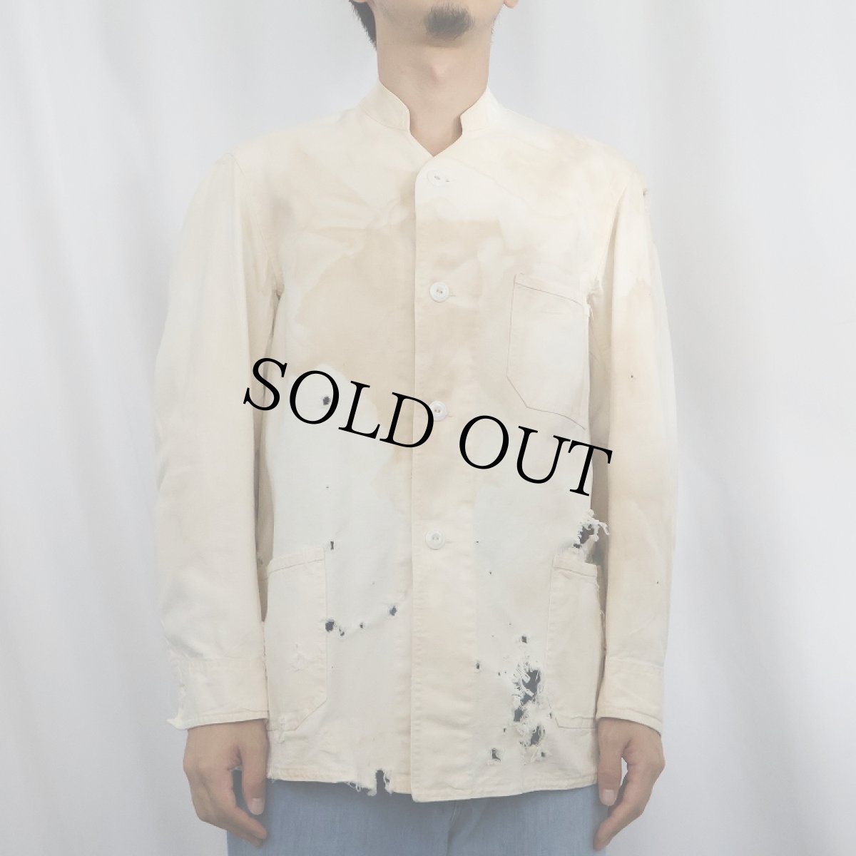 画像2: 〜50's BEST MFG. CORP コットンワークジャケット SIZE40 (2)