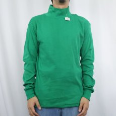 画像2: 80's U.S.NAVY デッキクルー モックネックロンT LARGE (2)