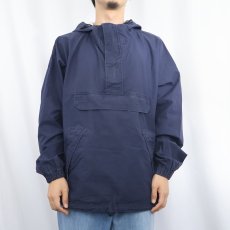 画像2: GAP コットンアノラックパーカー NAVY S (2)