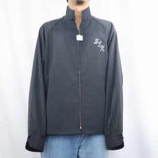 画像2: 70's LONDON FOG 刺繍入り スイングトップ BLACK 46 (2)