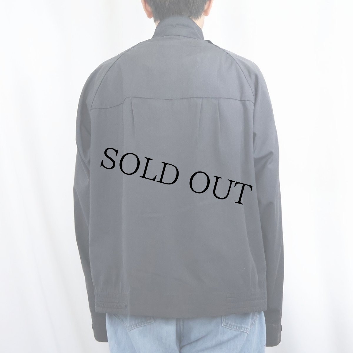 画像3: 70's LONDON FOG 刺繍入り スイングトップ BLACK 46 (3)